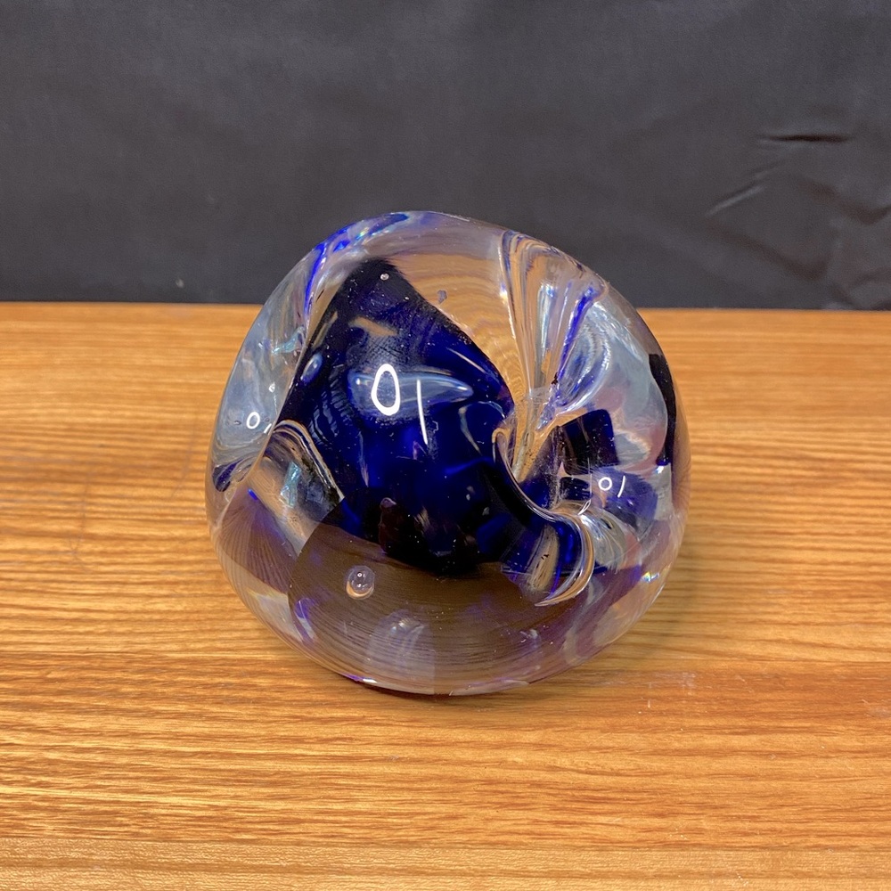 Zimmerman signed pen holder and paperweight